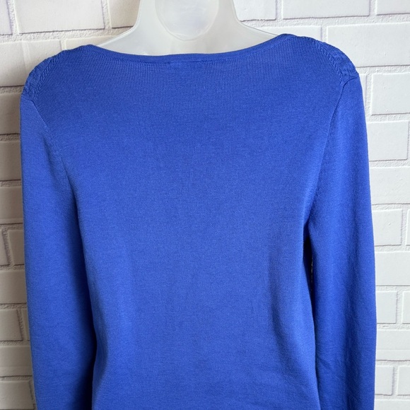 Talbots Royal Blue Cotton Blend Sweater/size S - Picture 11 of 11